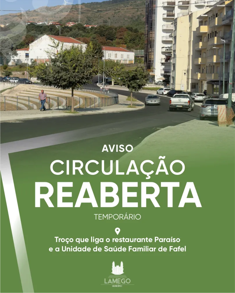 Reabertura temporária da Rua de Fafel à circulação automóvel