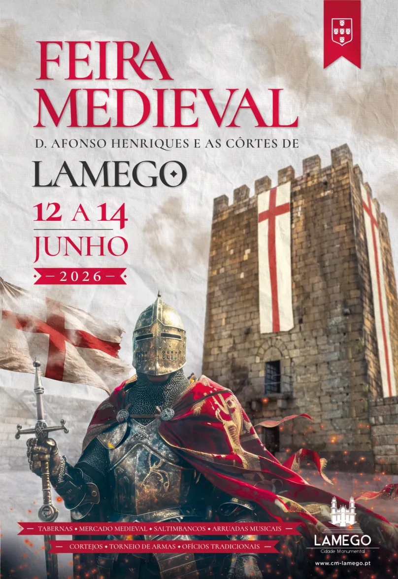 A Feira Medieval de Lamego decorre de 12 a 14 de junho