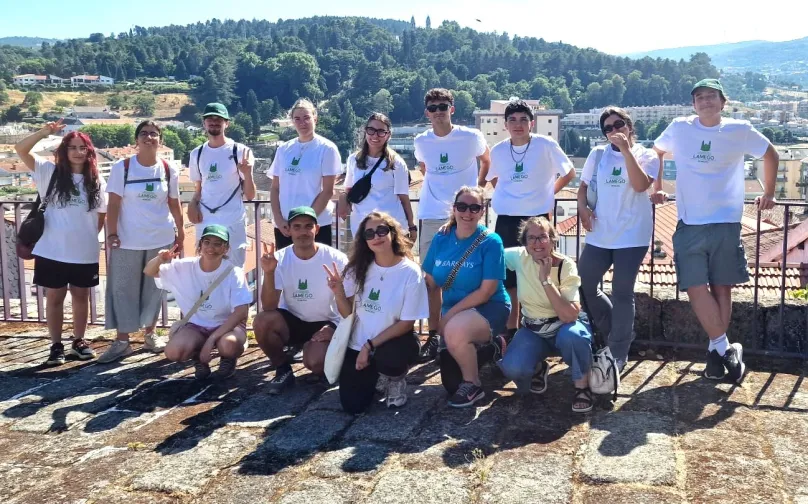 Jovens voluntários dos Caminhos de Santiago vieram a Lamego