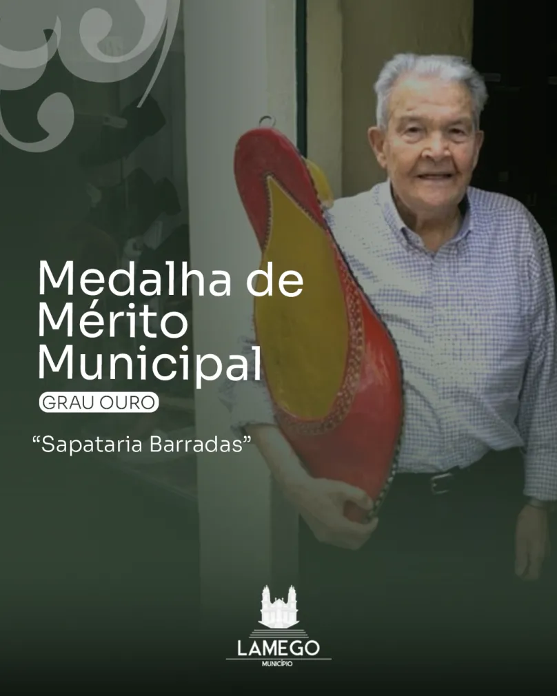 Município de Lamego atribui Medalha de Mérito à Sapataria Barradas